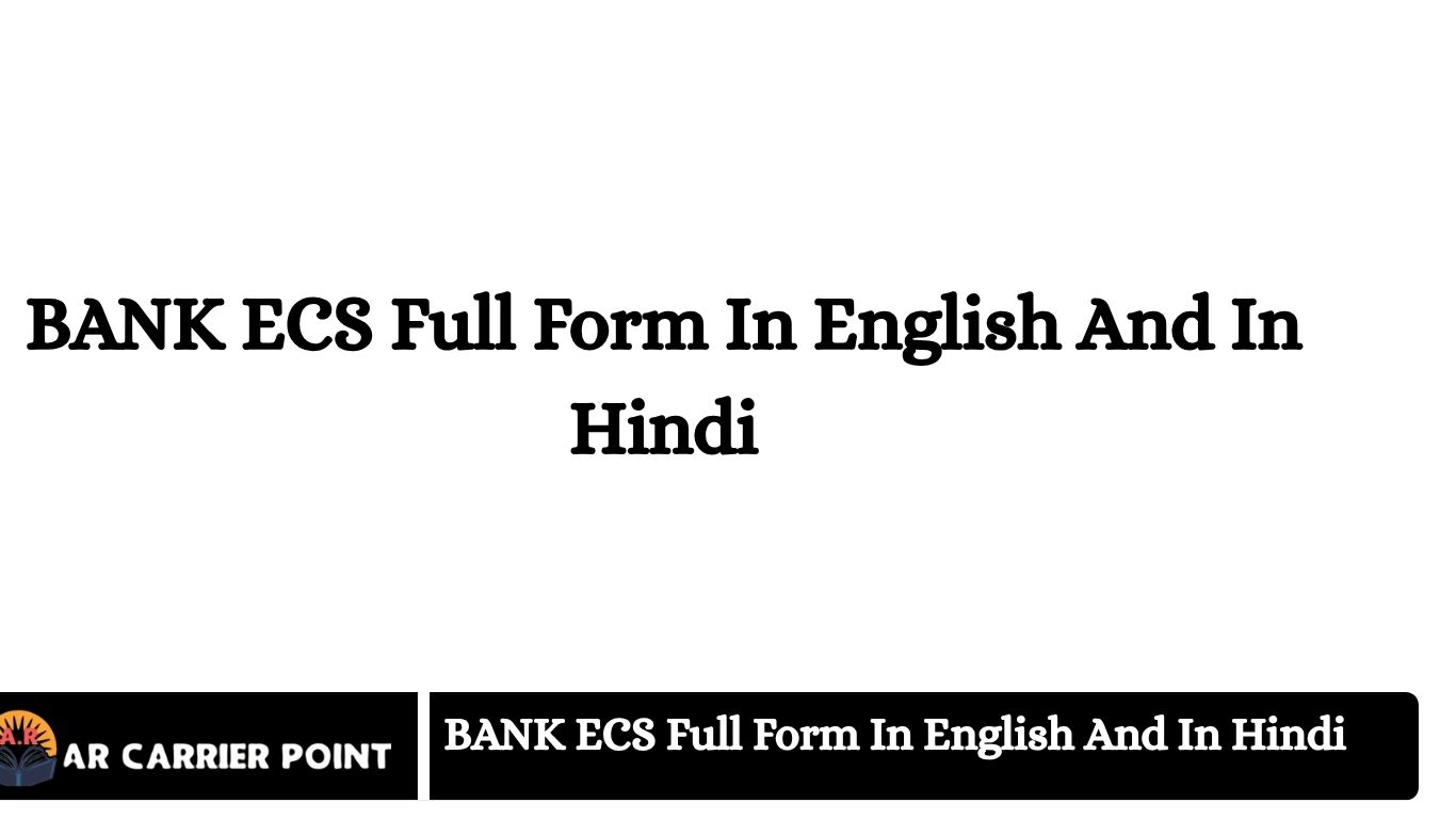 BANK ECS