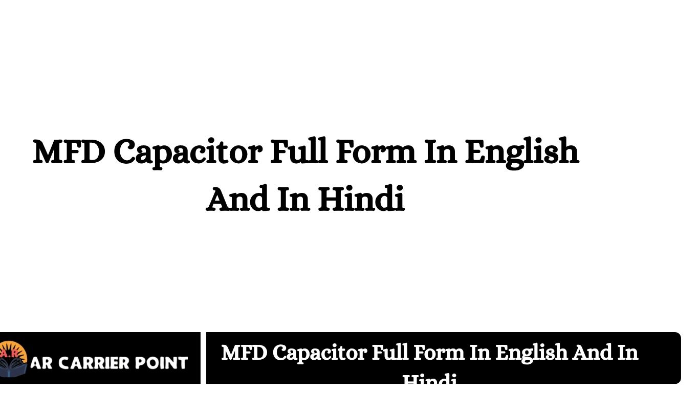 MFD Capacitor