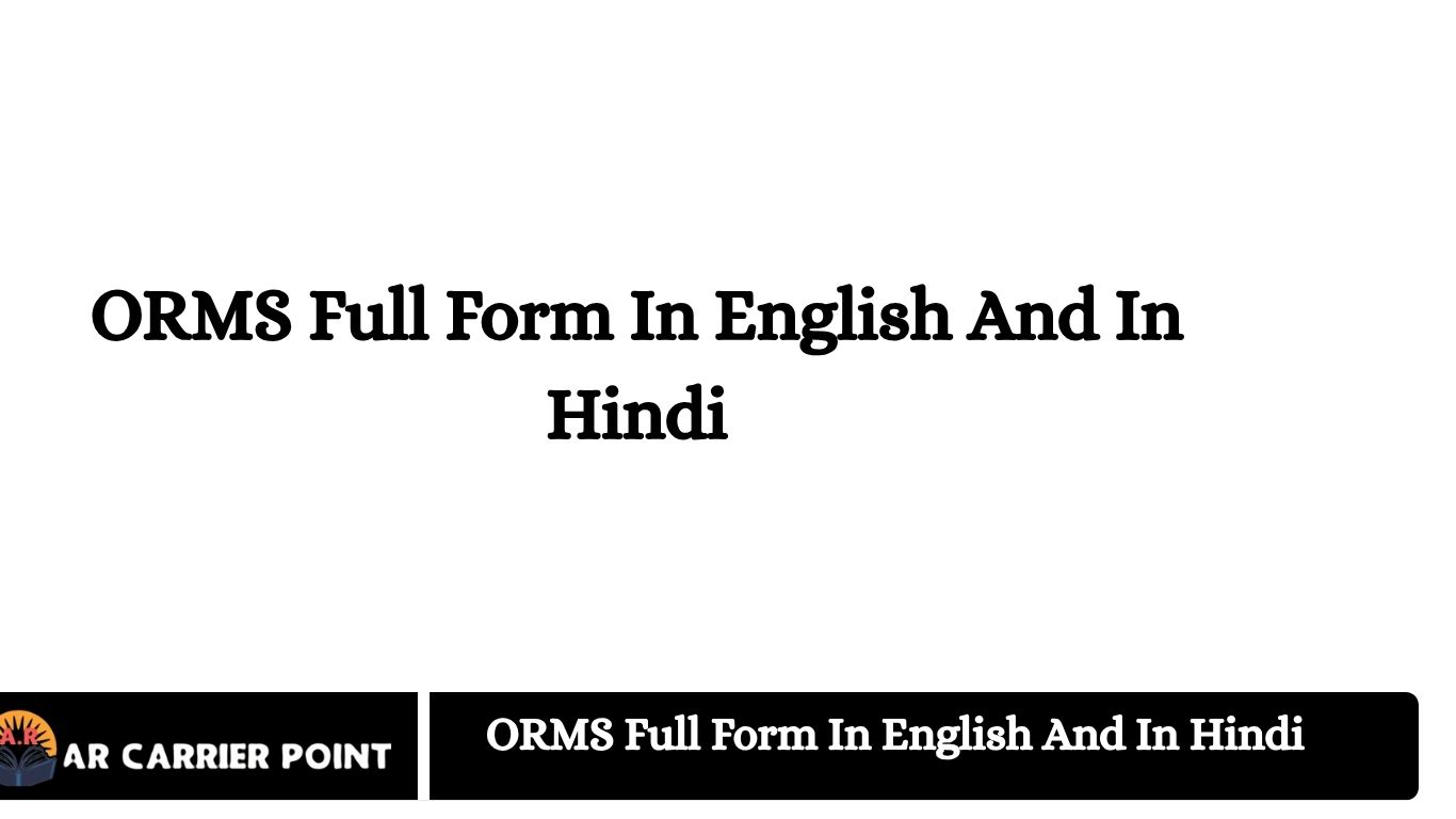 ORMS