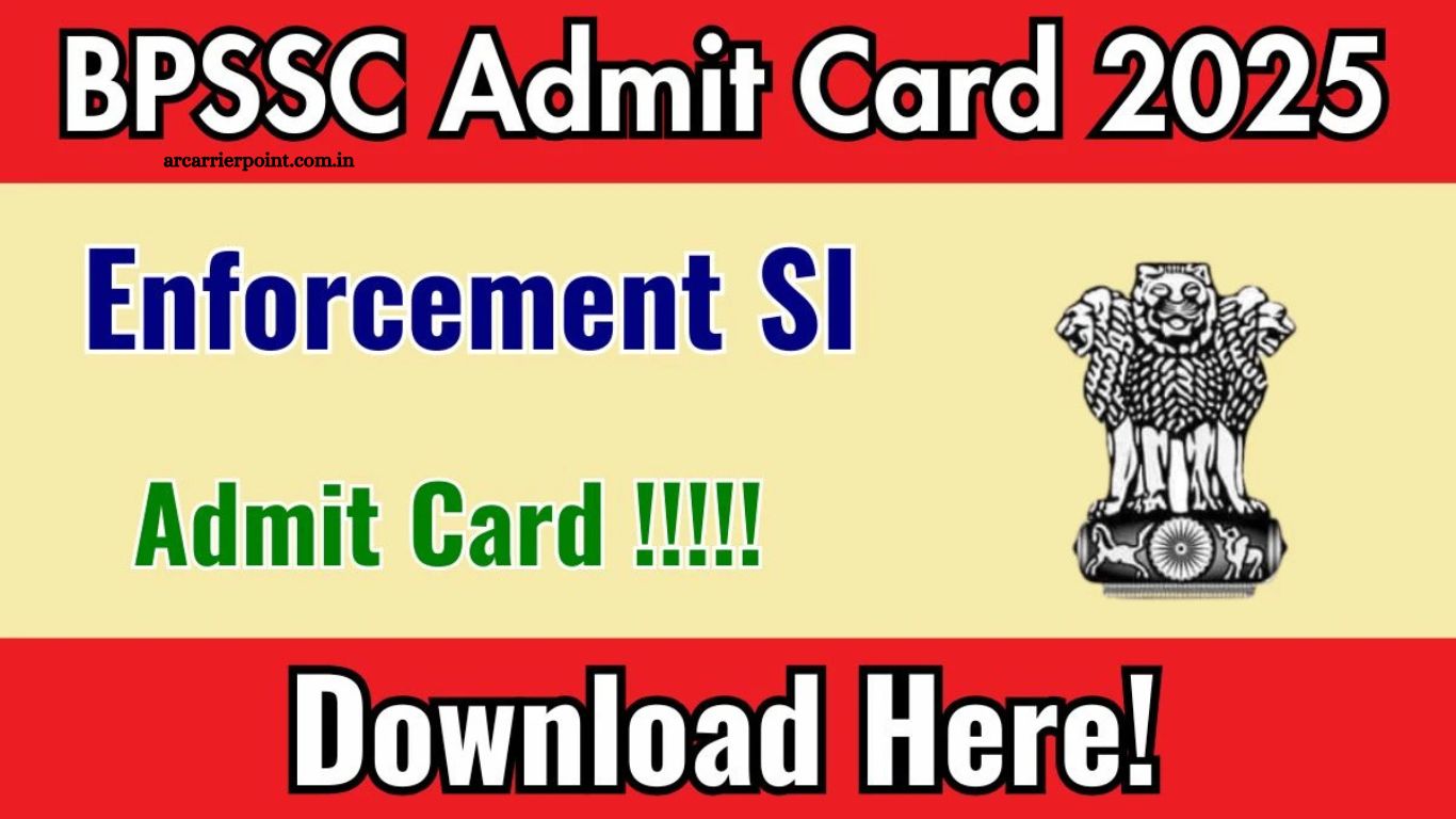 BPSSC ESI Admit Card
