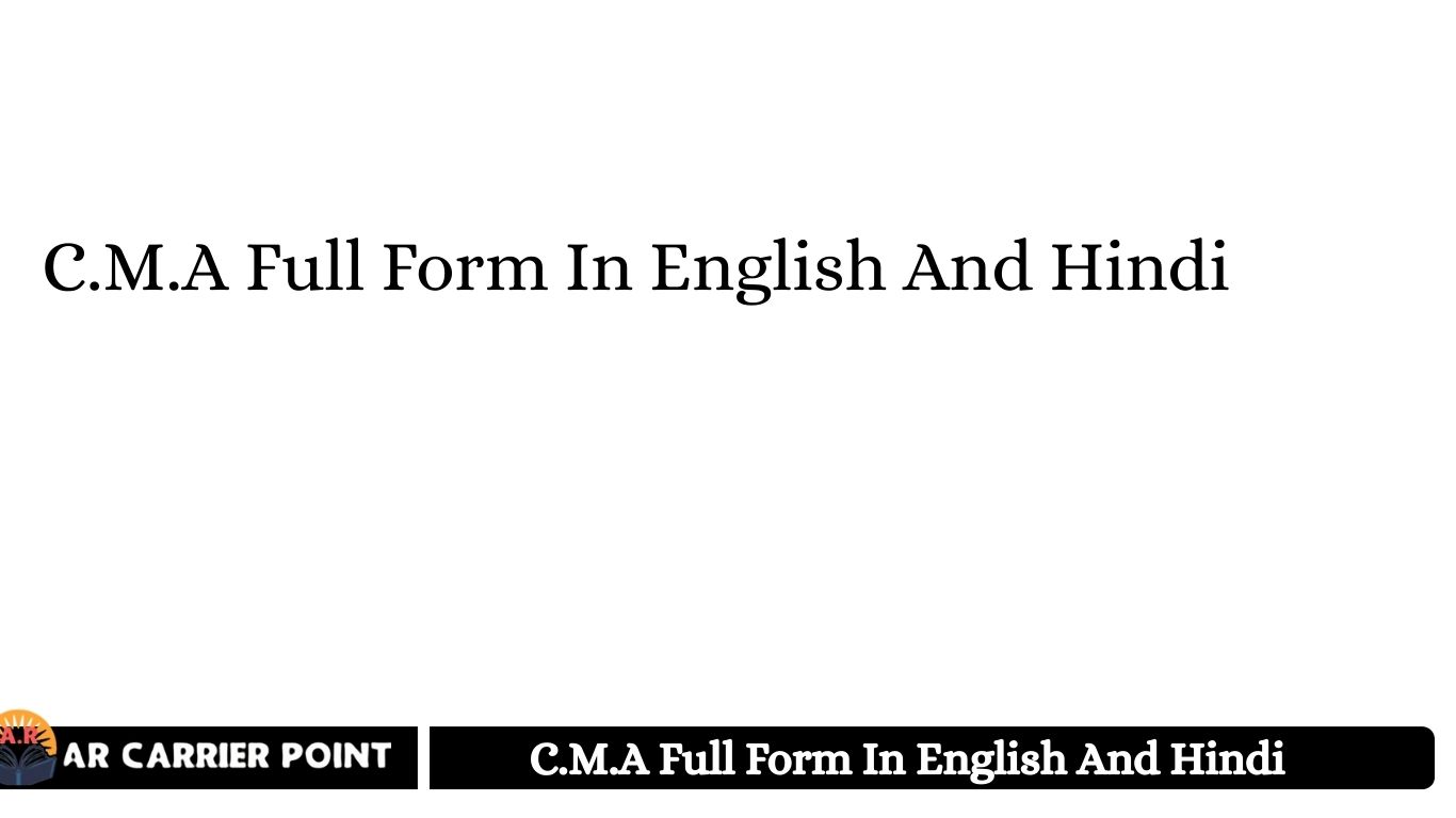 C.M.A