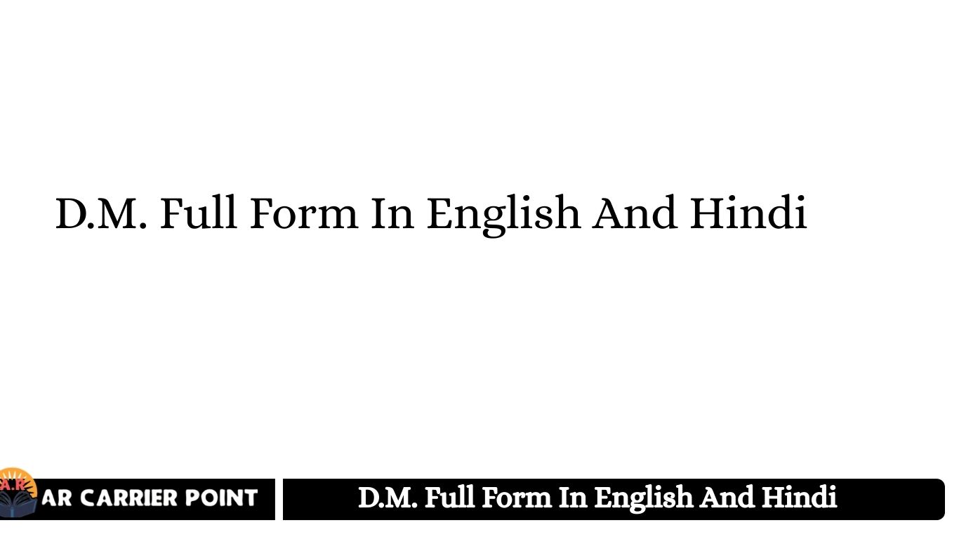 D.M.