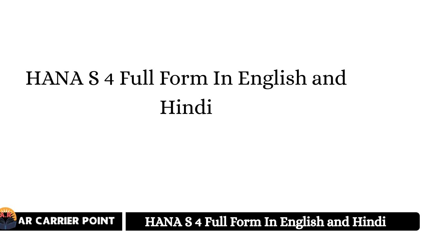 HANA S 4
