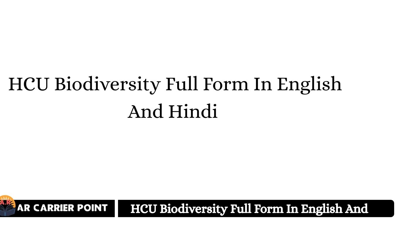 HCU Biodiversity