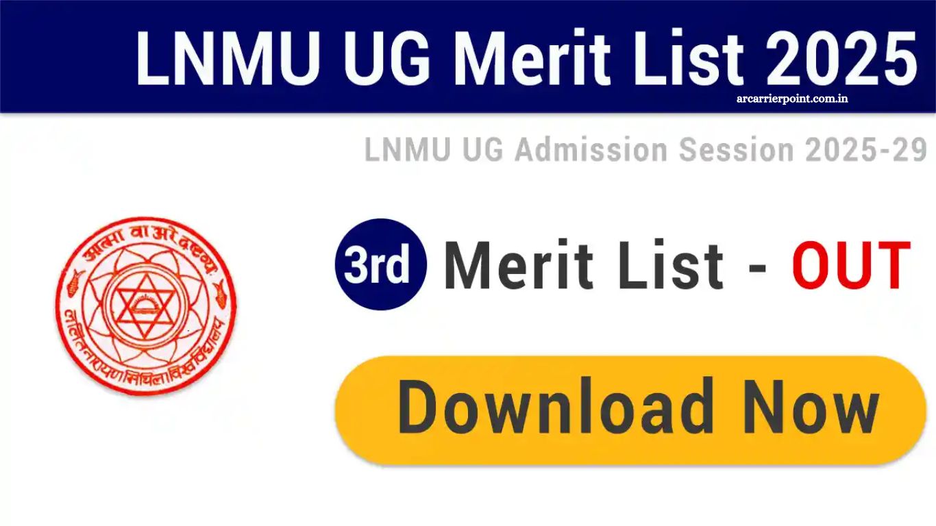 LNMU 3rd Merit