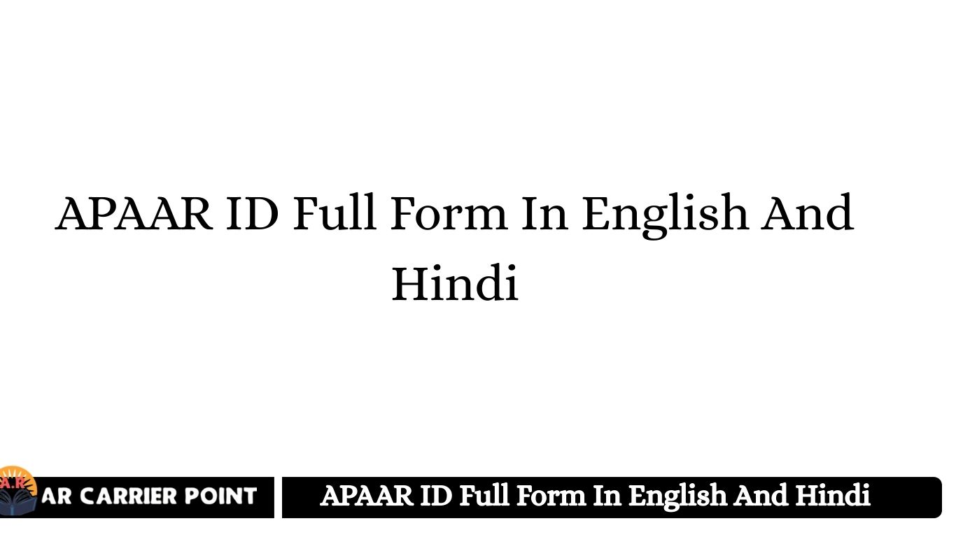 APAAR ID