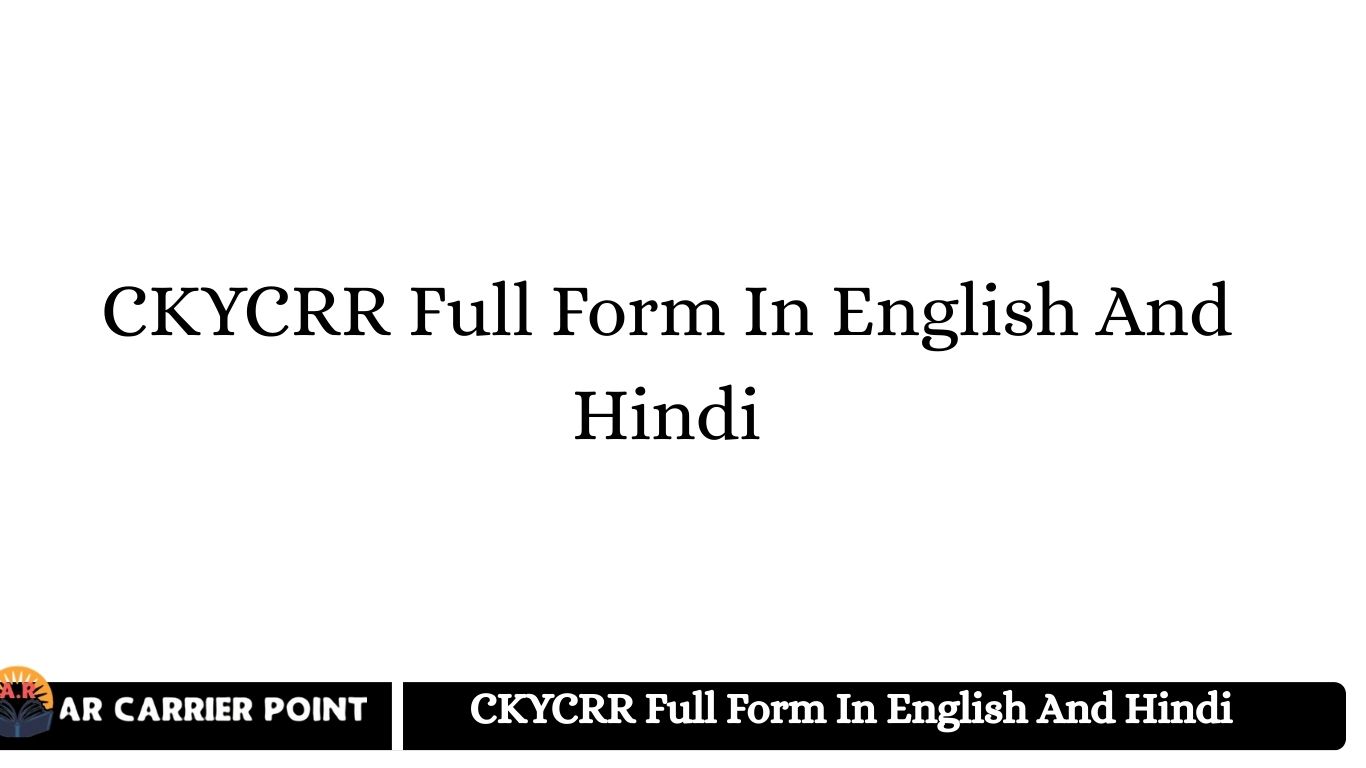 CKYCRR