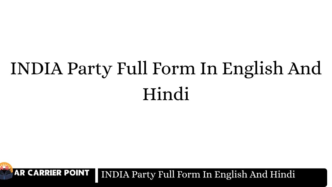 INDIA Party