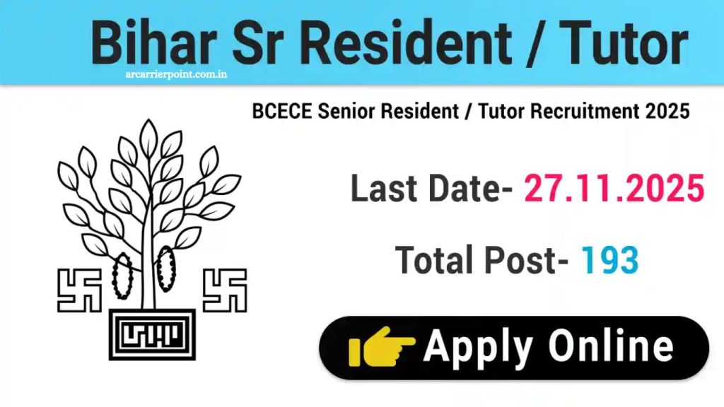 Senior Resident Tutor