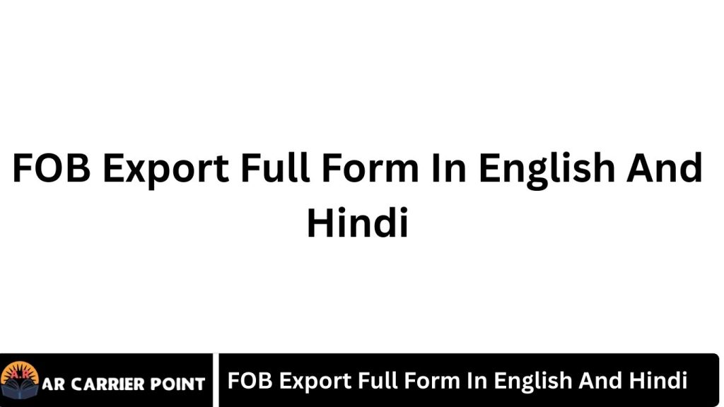 FOB Export